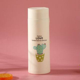 BÌNH CHAI NƯỚC THỦY TINH HÌNH XƯƠNG RỒNG B001- HARAS( GIAO MÀU NGẪU NHIÊN )