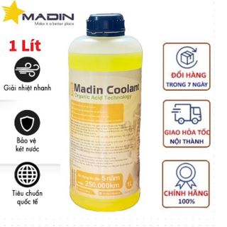 Nước làm mát động cơ Madin Coolant Pro can 1 lít ( Chính Hãng )