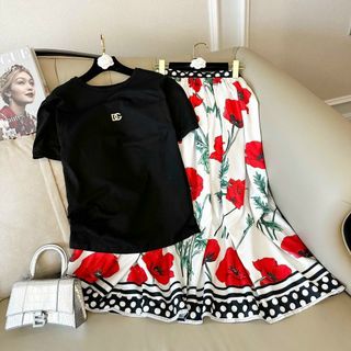 Set Quảng Châu thun cotton và lụa xếp ly cao cấp DR nhập khẩu độc quyền