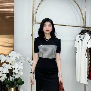 Đầm  Thun cotton DR nhập khẩu siêu cấp