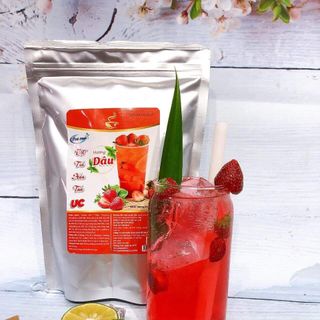 bột trà dâu hòa tan uc gói 1kg