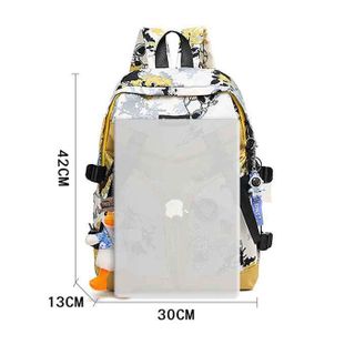 BALO HỌA TIẾT THỜI TRANG HÀN QUỐC NHIỀU NGĂN HR313 - HARAS (TẶNG KÈM MÓC KHÓA PHI HÀNH GIA)