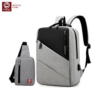 COMBO BALO LAPTOP VÀ TÚI ĐEO CHÉO HRSLL298 HRSLL147 - HARAS