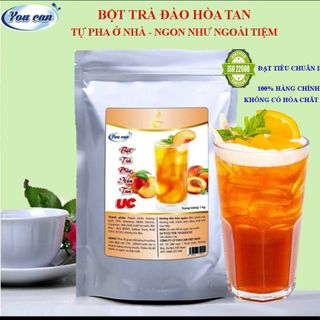 bột trà đào hòa tan uc gói 1kg