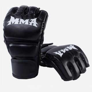 Găng tay đấm bốc MMA hở ngón cao cấp, găng tay boxing bảo vệ khớp ngón tay khi tham gia thể thao giá sỉ