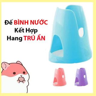 Đế Bình Nước Kết Hợp Ống Chui Nhiều Màu Cho Hamster