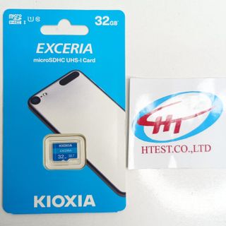 Thẻ nhớ microSDHC 32GB UHS-I C10 U1 Kioxia Exceria Class 10, xanh dương