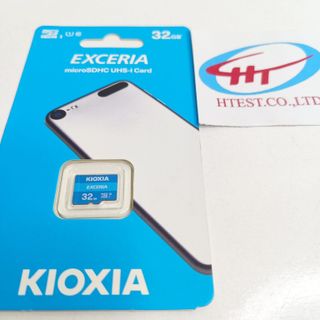 Thẻ nhớ microSDHC 32GB UHS-I C10 U1 Kioxia Exceria Class 10, xanh dương