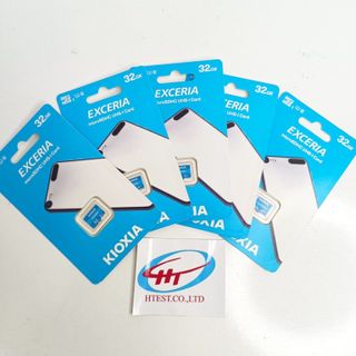 Thẻ nhớ microSDHC 32GB UHS-I C10 U1 Kioxia Exceria Class 10, xanh dương