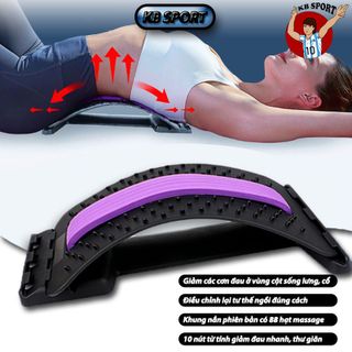Khung định hình cột sống lưng, khung nắn chỉnh cột sống Doctor Spine có từ tính, mát xa lưng và cột sống