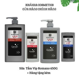 Sữa tắm cao cấp Romano Vip 650g giá sỉ