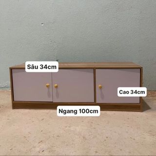 Tủ gỗ đựng đồ đa năng - Tủ trang trí để sàn phong cách hiện đại