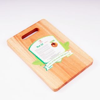 Thớt Chữ Nhật Gỗ Xà Cừ Cao Cấp Thanh Tú 16x24Cm