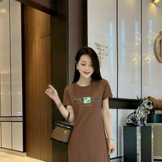 Đầm Quảng Châu thun cotton DR nhập khẩu độc quyền
