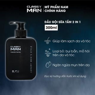 Dầu gội sữa tắm 2in1 Classy Man giá sỉ