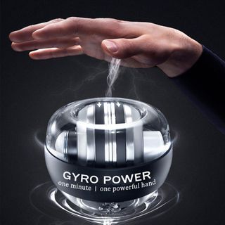 Bóng tập cổ tay Gyro Ball thiết kế xoay tròn, bóng dùng lực xoay tự động giúp nâng tầm sức mạnh cơ tay