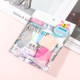 Túi 6 Bông Mút Tán Phấn Trang Điểm Keli Sponge Makeup Mềm Mịn Đàn Hồi Bảo Vệ Làn Da giá sỉ