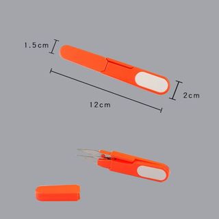 Kéo mini cắt dây vợt đa năng, kéo văn phòng nhỏ gọn tiện dùng, sắt không gỉ nhựa cứng cao cấp