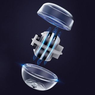 Bóng tập cổ tay Gyro Ball thiết kế xoay tròn, bóng dùng lực xoay tự động giúp nâng tầm sức mạnh cơ tay