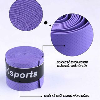 Quấn cán vợt Cầu lông, Tenis thoáng khí thầm mồ hôi cao cấp giúp tăng cường sự cố định và kiểm soát vợt