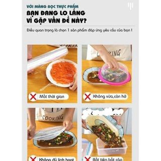 Set 100 Màn Bọc Thực Phẩm Gấu(Hàng Đủ)