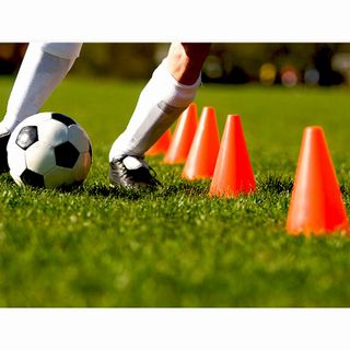 Nấm tập chiến thuật bóng đá, cone chơi thể thao, marker tập luyện thể thao chất liệu nhựa cao cấp