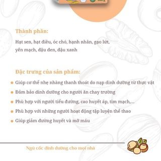 Ngũ cốc dinh dưỡng ăn sáng giảm cân Ecolim Ăn Kiêng