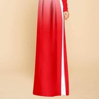 Mẫu áo dài pha màu