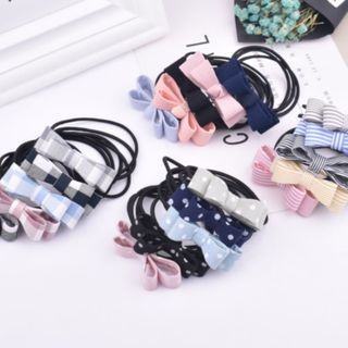 Cột tóc nữ mẫu nơ mix nhiều mẫu nhiều màu sắc