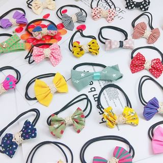 Cột tóc nữ mẫu nơ mix nhiều mẫu nhiều màu sắc
