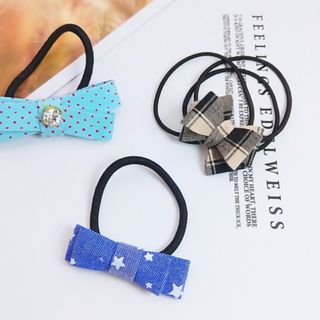 Cột tóc nữ mẫu nơ mix nhiều mẫu nhiều màu sắc