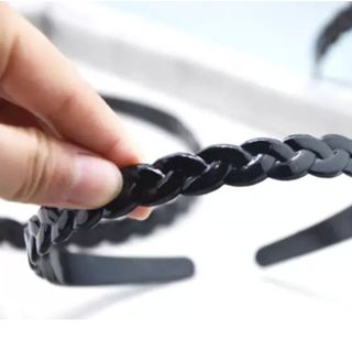 Cài tóc nhựa đen mẫu bính cài tóc nữ thời trang