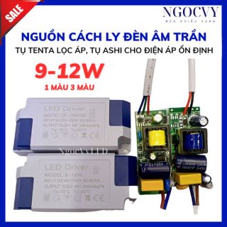 Nguồn cách ly , tăng phô , chấn lưu cho đèn âm trần 1 màu 3 màu