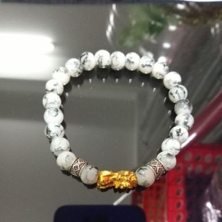 Vòng phong thủy 8li có nhiều màu mix tỳ hưu chuỗi thời trang đeo tay