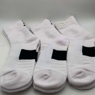 Tất thể thao đá bón nam nữ, vớ trắng cổ cao cotton dày dặn cao cấp