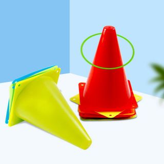 Nấm tập chiến thuật bóng đá, cone chơi thể thao, marker tập luyện thể thao chất liệu nhựa