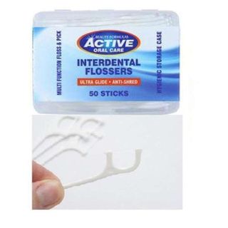 Tăm chỉ nha khoa Beauty Formulas Active Oral care Interdental Flossers - 50 cái