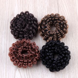 Cột tóc nữ có màu nâu đen mẫu mới nhất