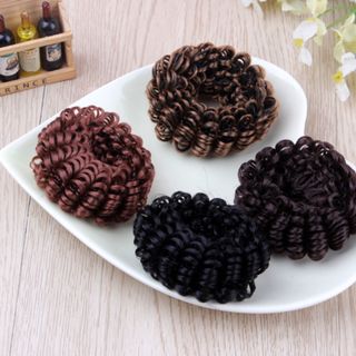 Cột tóc nữ có màu nâu đen mẫu mới nhất