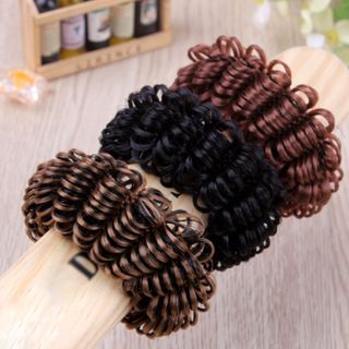 Cột tóc nữ có màu nâu đen mẫu mới nhất