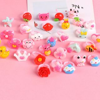 Nhẫn đeo tay cho trẻ em mix nhiều mẫu đủ màu sắc