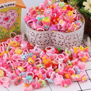 Nhẫn đeo tay cho trẻ em mix nhiều mẫu đủ màu sắc