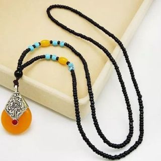 Dây chuyền nữ vòng đeo cổ dáng dài mix mặt