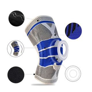 Bó gối, bó gối thể thao lò xo, bảo vệ đầu gối khi chơi bóng đá, bóng chuyền, bóng rổ, tập gym