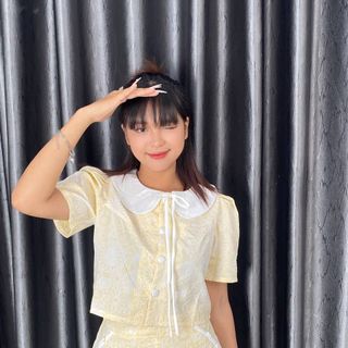 SET ĐẦM KIỂU TIỂU THƯ HOA DẬP NỔI