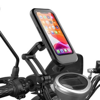Giá đỡ điện thoại , kẹp điện thoại xe máy chống nước xoay 360 độ