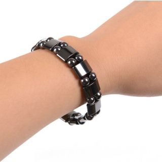 Vòng đeo tay cho nam màu đen free size có co dãn