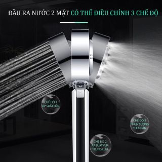 Vòi sen tăng áp 2 mặt