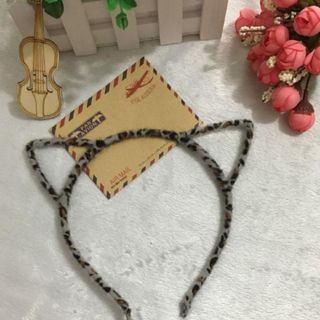 Cài tóc tai mèo có nhiều màu nha cài tóc nữ