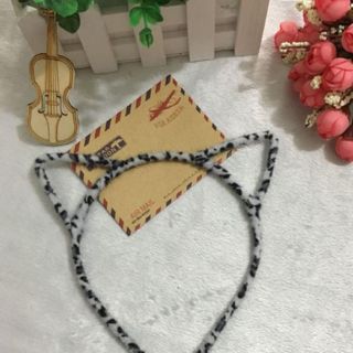 Cài tóc tai mèo có nhiều màu nha cài tóc nữ